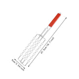 Maxbell Sausage Rack Grill Basket Grill Mesh Clip Holder for Grilling Fruits Seafood