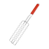 Maxbell Sausage Rack Grill Basket Grill Mesh Clip Holder for Grilling Fruits Seafood