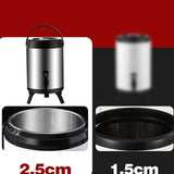 Maxbell Stainless Steel Insulated Barrel Hot Stock Pots for Tea Juice Hot Water 6L