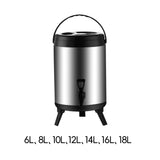 Maxbell Stainless Steel Insulated Barrel Hot Stock Pots for Tea Juice Hot Water 6L