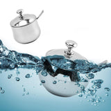 Maxbell Divided Condiment Seasoning Jar Snacks Dish for Cafe Bar Kitchen Dining Room Style A