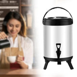 Maxbell Stainless Steel Insulated Barrel Use Stock Pots for Milk Hot Water 16L