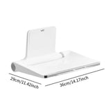 Maxbell Folding Shower Seat Wall Mount Bathroom Seating Chair for Inside Shower Home