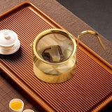 Maxbell Rotating Portable Sturdy Rotatable Tea Strainer for Living Room Office Hotel Gold