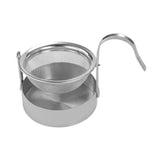 Maxbell Rotating Portable Sturdy Rotatable Tea Strainer for Living Room Office Hotel Silver