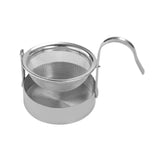 Maxbell Rotating Portable Sturdy Rotatable Tea Strainer for Living Room Office Hotel Silver