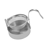Maxbell Rotating Portable Sturdy Rotatable Tea Strainer for Living Room Office Hotel Silver