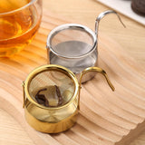 Maxbell Rotating Portable Sturdy Rotatable Tea Strainer for Living Room Office Hotel Silver