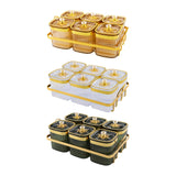 Maxbell Dried Fruit Plate Nordic Appetizer Serving Tray for Home Kitchen Dining Room Gold