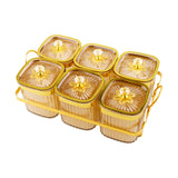 Maxbell Dried Fruit Plate Nordic Appetizer Serving Tray for Home Kitchen Dining Room Gold