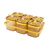 Maxbell Dried Fruit Plate Nordic Appetizer Serving Tray for Home Kitchen Dining Room Gold