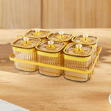 Maxbell Dried Fruit Plate Nordic Appetizer Serving Tray for Home Kitchen Dining Room Gold