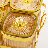 Maxbell Dried Fruit Plate Nordic Appetizer Serving Tray for Home Kitchen Dining Room Gold