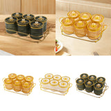 Maxbell Nut and Candy Serving Tray Dried Fruit Tray with Lid for Candy Cookies Fruit Gold