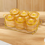Maxbell Nut and Candy Serving Tray Dried Fruit Tray with Lid for Candy Cookies Fruit Gold
