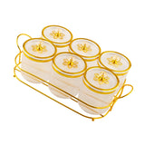 Maxbell Nut and Candy Serving Tray Dried Fruit Tray with Lid for Candy Cookies Fruit Clear