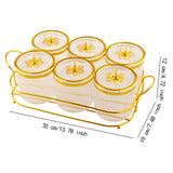 Maxbell Nut and Candy Serving Tray Dried Fruit Tray with Lid for Candy Cookies Fruit Clear