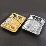 Maxbell Metal Vanity Tray Lightweight Towel Tray for Dinning Table Home Use Bathroom Silver