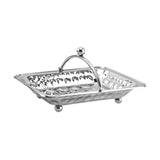 Maxbell Metal Vanity Tray Lightweight Towel Tray for Dinning Table Home Use Bathroom Silver