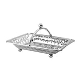 Maxbell Metal Vanity Tray Lightweight Towel Tray for Dinning Table Home Use Bathroom Silver