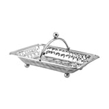Maxbell Metal Vanity Tray Lightweight Towel Tray for Dinning Table Home Use Bathroom Silver
