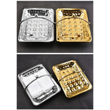 Maxbell Metal Vanity Tray Lightweight Towel Tray for Dinning Table Home Use Bathroom Silver