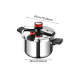 Maxbell Pressure Cooker Easy to Clean Cooking Pressure Pot for Family Household 10L