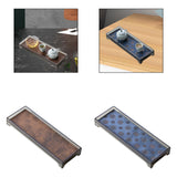 Maxbell Tea Tray Tea Accessory Mini Kung Fu Tea Tray for Living Room Teahouse Office Type A