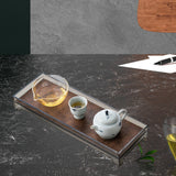 Maxbell Tea Tray Tea Accessory Mini Kung Fu Tea Tray for Living Room Teahouse Office Type A