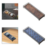 Maxbell Tea Tray Tea Accessory Mini Kung Fu Tea Tray for Living Room Teahouse Office Type A