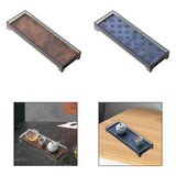 Maxbell Tea Tray Tea Accessory Mini Kung Fu Tea Tray for Living Room Teahouse Office Type A