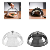 Maxbell Food Cover Dining Table Protection Cake Dome Cover for Utensils Bowls Plates clear