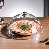 Maxbell Food Cover Dining Table Protection Cake Dome Cover for Utensils Bowls Plates clear