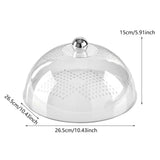 Maxbell Food Cover Dining Table Protection Cake Dome Cover for Utensils Bowls Plates clear