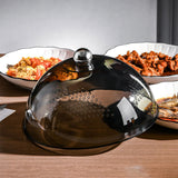 Maxbell Food Cover Dining Table Protection Cake Dome Cover for Utensils Bowls Plates black