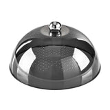 Maxbell Food Cover Dining Table Protection Cake Dome Cover for Utensils Bowls Plates black