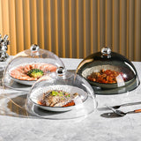 Maxbell Food Cover Dining Table Protection Cake Dome Cover for Utensils Bowls Plates black