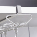 Maxbell Stemware Rack Under Cabinet Wine Glass Rack for Kitchen Dining Table Cabinet