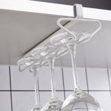 Maxbell Stemware Rack Under Cabinet Wine Glass Rack for Kitchen Dining Table Cabinet