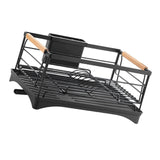 Maxbell Kitchen Counter Dish Drying Rack Rustproof Saving Space Utensil Drying Stand Style C