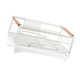Maxbell Kitchen Counter Dish Drying Rack Rustproof Saving Space Utensil Drying Stand Style D
