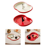 Maxbell Countertop Fruit Bowl Decorative Fruit Serving Plate for Coffee Table Buffet Beige