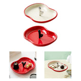 Maxbell Countertop Fruit Bowl Decorative Fruit Serving Plate for Coffee Table Buffet Beige