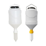 Maxbell Sauce Dispenser Hanging Condiment Dispenser Bottle for Camping Outdoor Salad Yellow