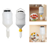Maxbell Sauce Dispenser Hanging Condiment Dispenser Bottle for Camping Outdoor Salad Yellow