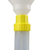 Maxbell Sauce Dispenser Hanging Condiment Dispenser Bottle for Camping Outdoor Salad Yellow