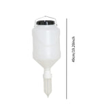 Maxbell Sauce Dispenser Hanging Condiment Dispenser Bottle for Camping Outdoor Salad White