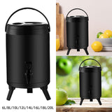 Maxbell Stainless Steel Insulated Barrel Keeping Hot Use for Tea Party Use 6L