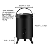 Maxbell Stainless Steel Insulated Barrel Keeping Hot Use for Tea Party Use 12L