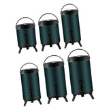 Maxbell Stainless Steel Insulated Barrel with Handle Stock Pots for Tea Juice Coffee 6L